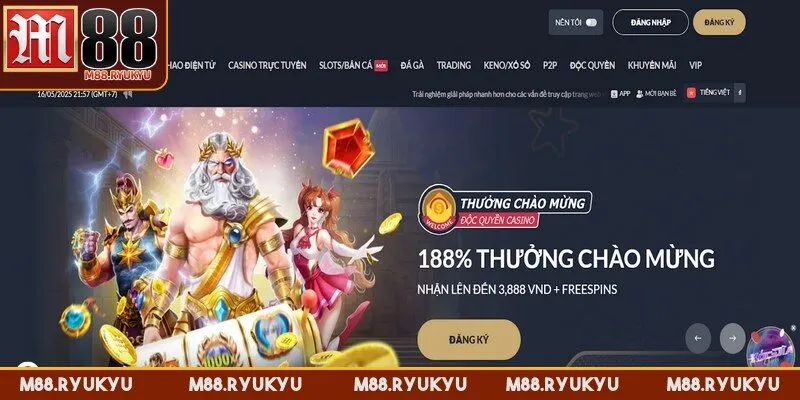 Giới thiệu M88 ra đời với mục tiêu tạo ra sân chơi đỉnh cao