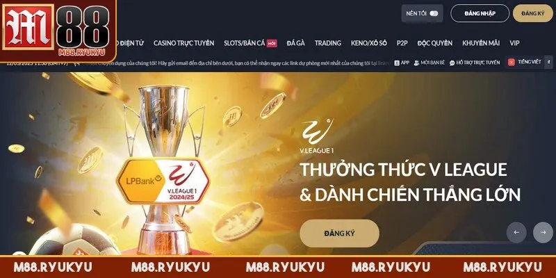 M88 nổi bật nhờ chất lượng dịch vụ giải trí vượt trội