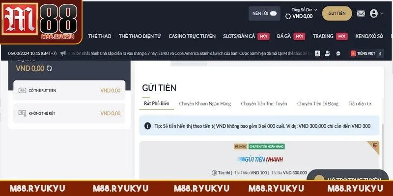 Nạp tiền bằng ví điện tử thông minh, tiện lợi